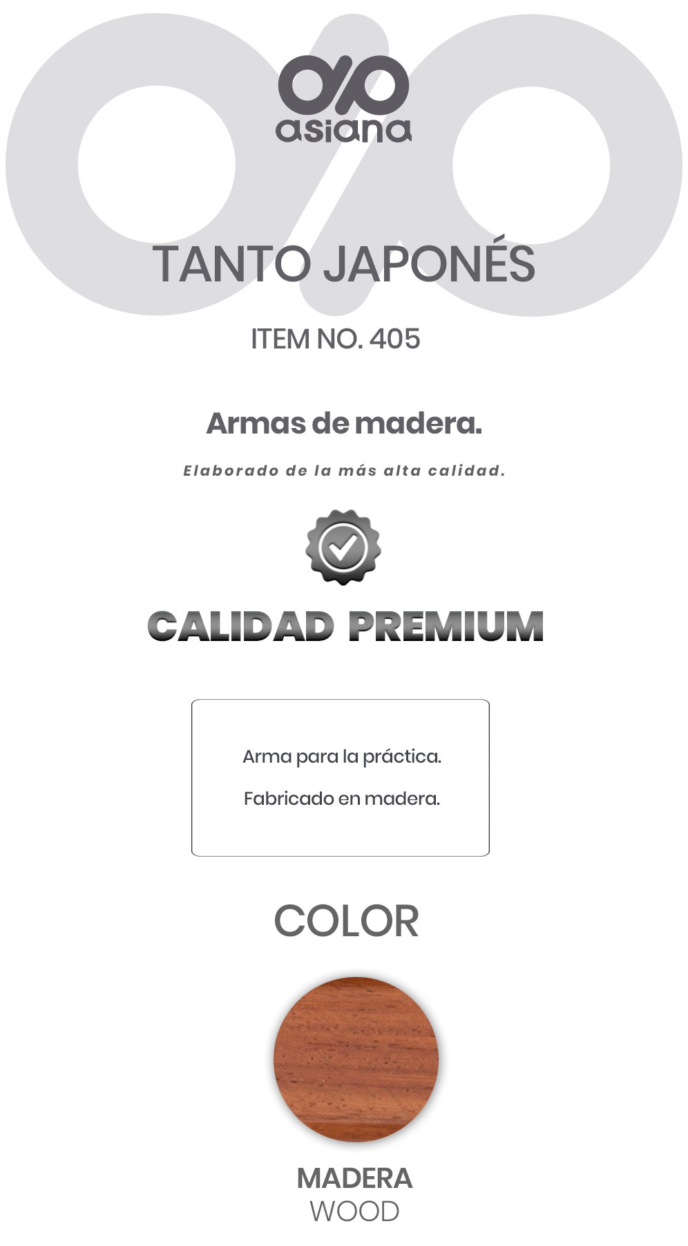 TANTO JAPONÉS (PAR) 405