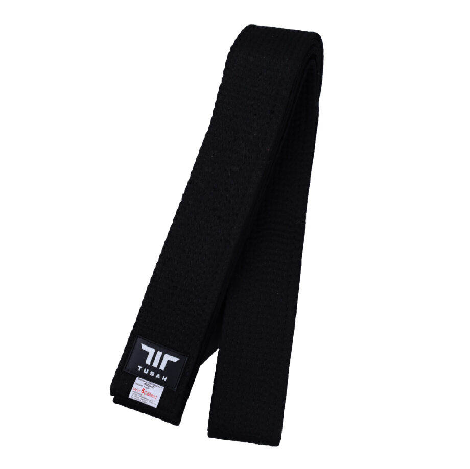 CINTA TUSAH PARA ARTES MARCIALES NEGRA 5CM
