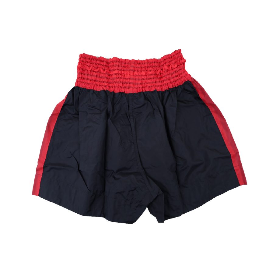 SHORT ASIANA PARA KICK BOXING NEGRO C/ROJO