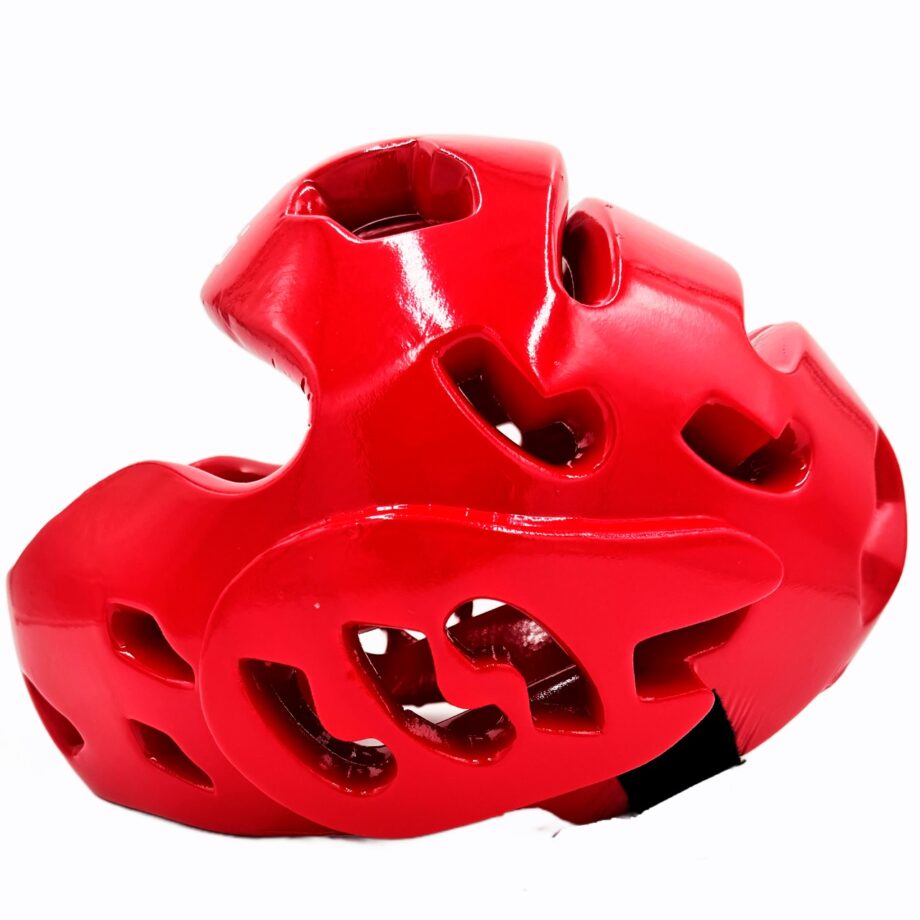 CARETA ASIANA CERRADA COLOR ROJO
