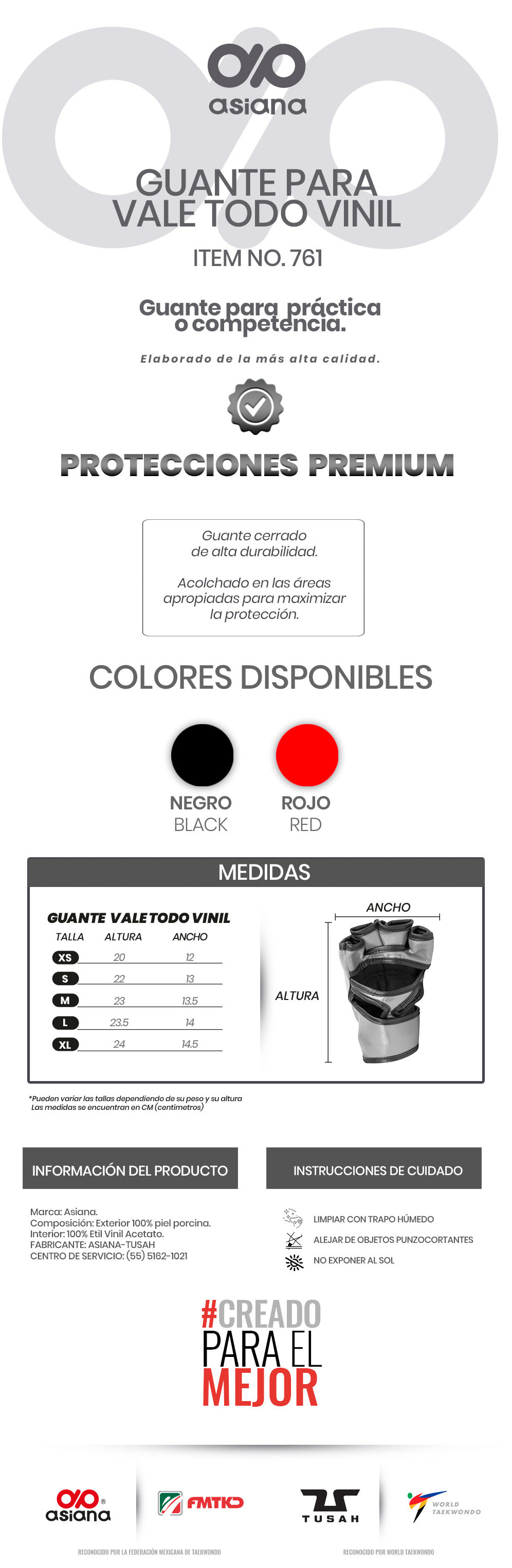 GUANTE PARA VALETODO DE VINIL