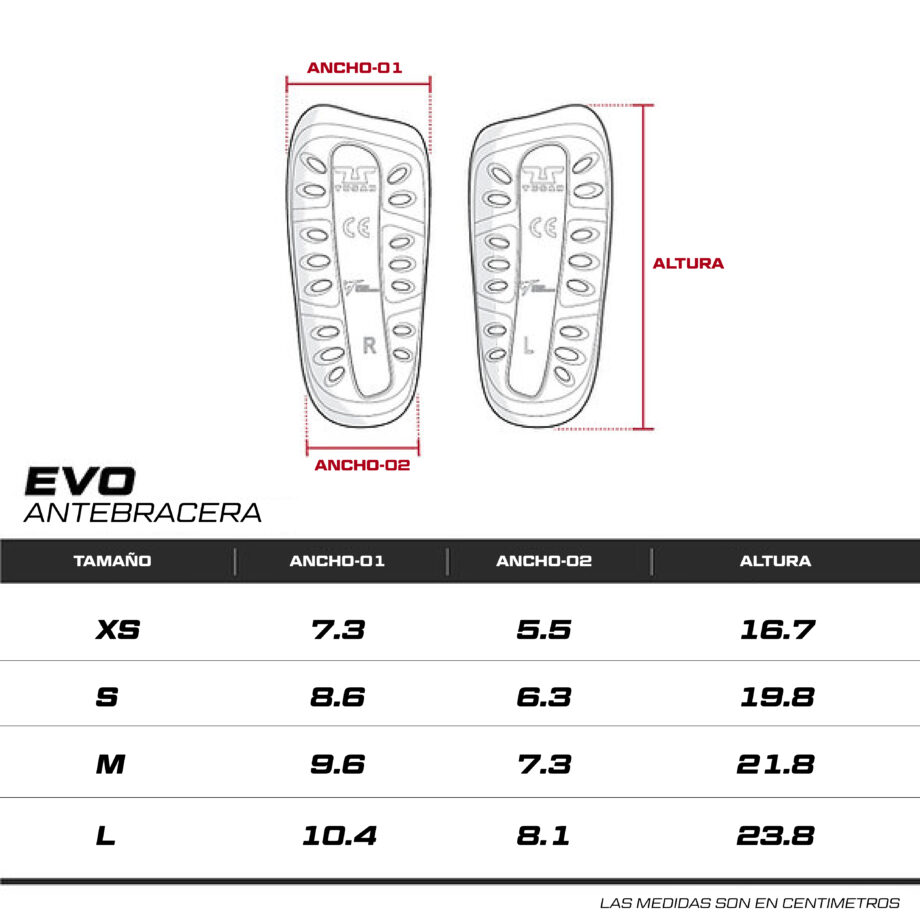 ANTEBRACERA TUSAH EVO TEXTIL