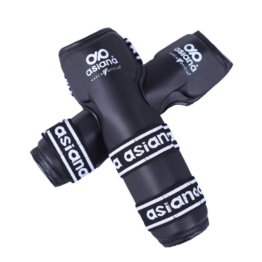 EQUIPO ASIANA DE PROTECCIÓN TAEKWONDO PARA MUJER COLOR NEGRO