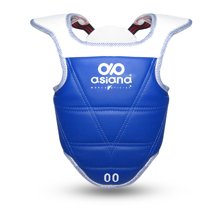 EQUIPO ASIANA DE PROTECCIÓN TAEKWONDO PARA HOMBRE COLOR ROJO