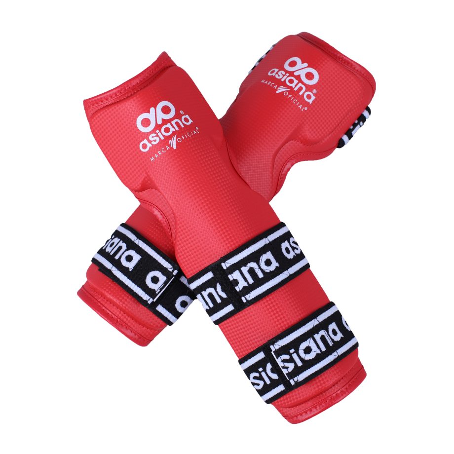 EQUIPO ASIANA DE PROTECCIÓN TAEKWONDO PARA HOMBRE COLOR ROJO