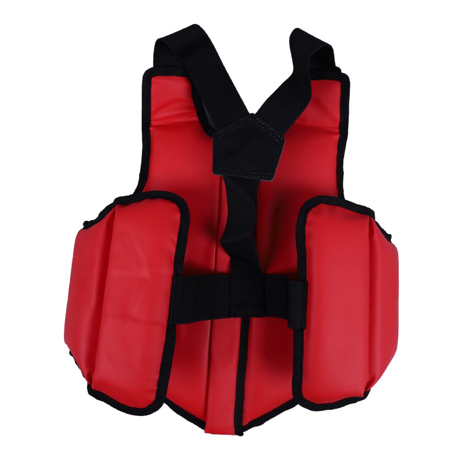 PETO ASIANA PARA KARATE NEGRO ROJO