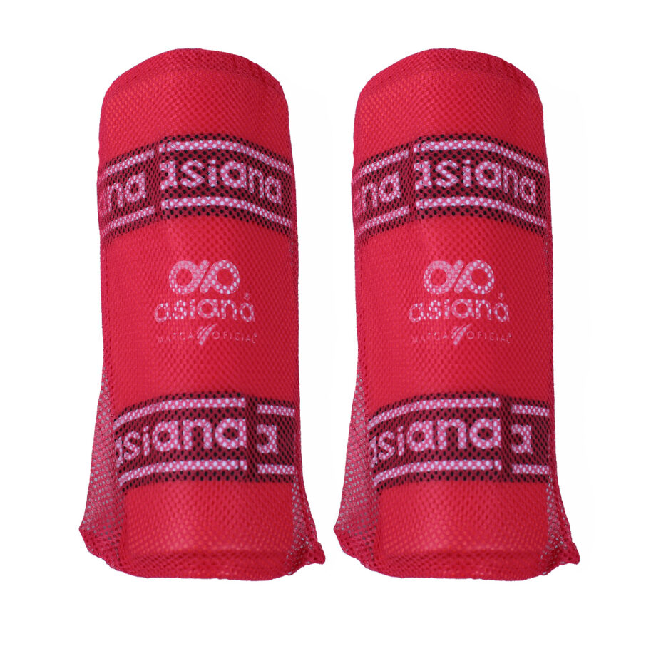 ESPINILLERA ASIANA SIN EMPEINE COLOR ROJO