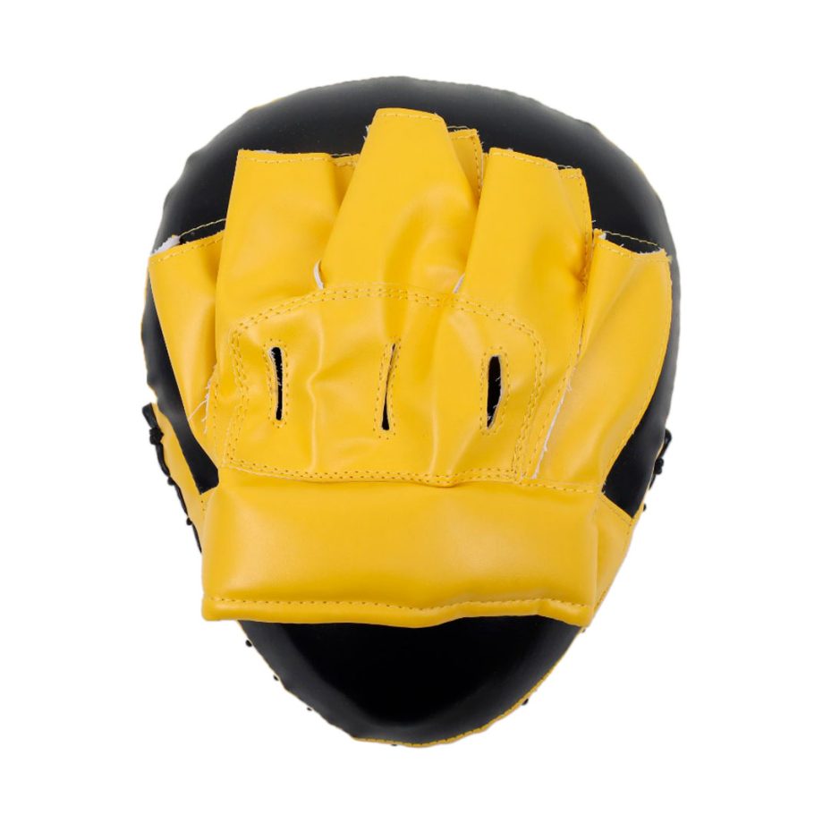 Manopla Asiana Curva Amarillo / Negro