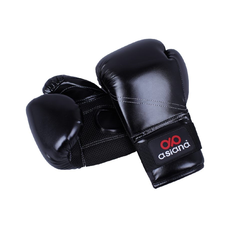 GUANTE ASIANA PARA KICK BOXING NEGRO