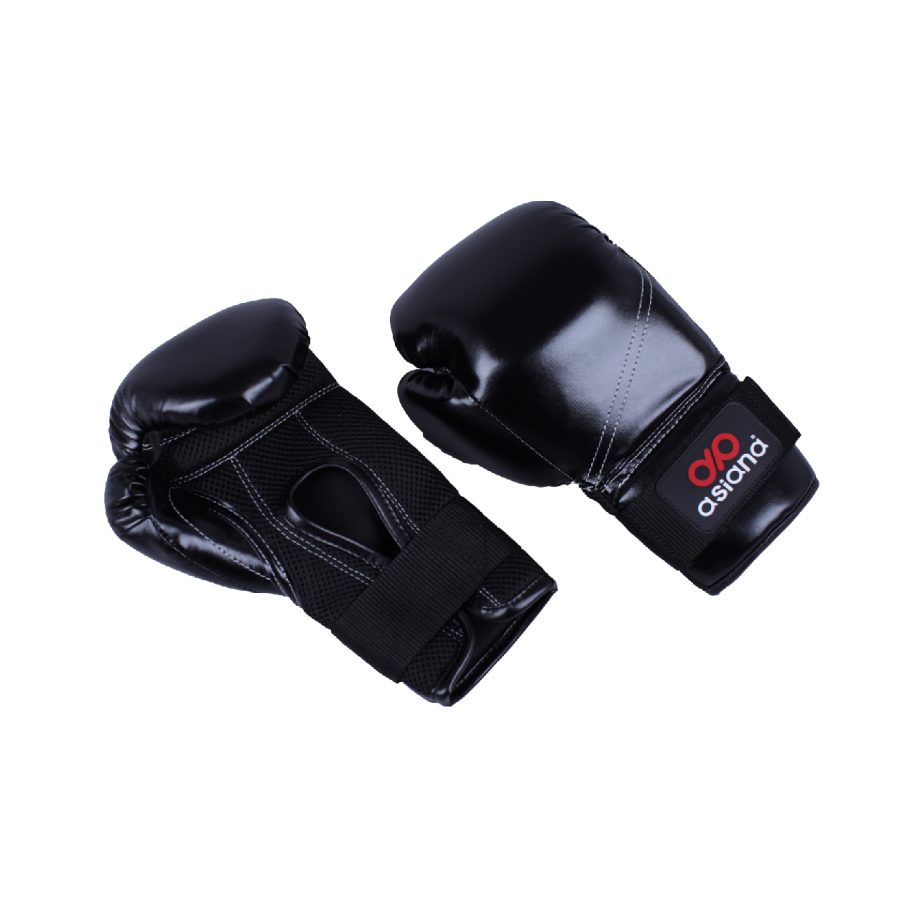 GUANTE ASIANA PARA KICK BOXING NEGRO