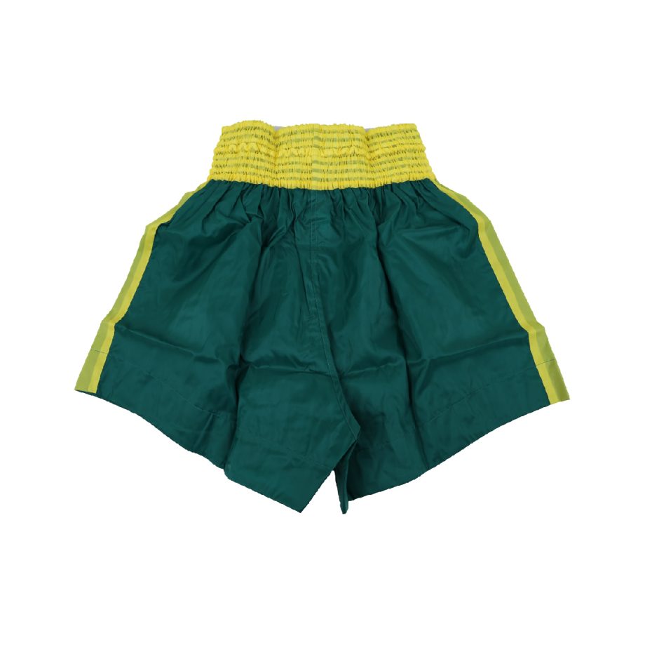 SHORT ASIANA PARA KICK BOXING VERDE C/AMARILLO